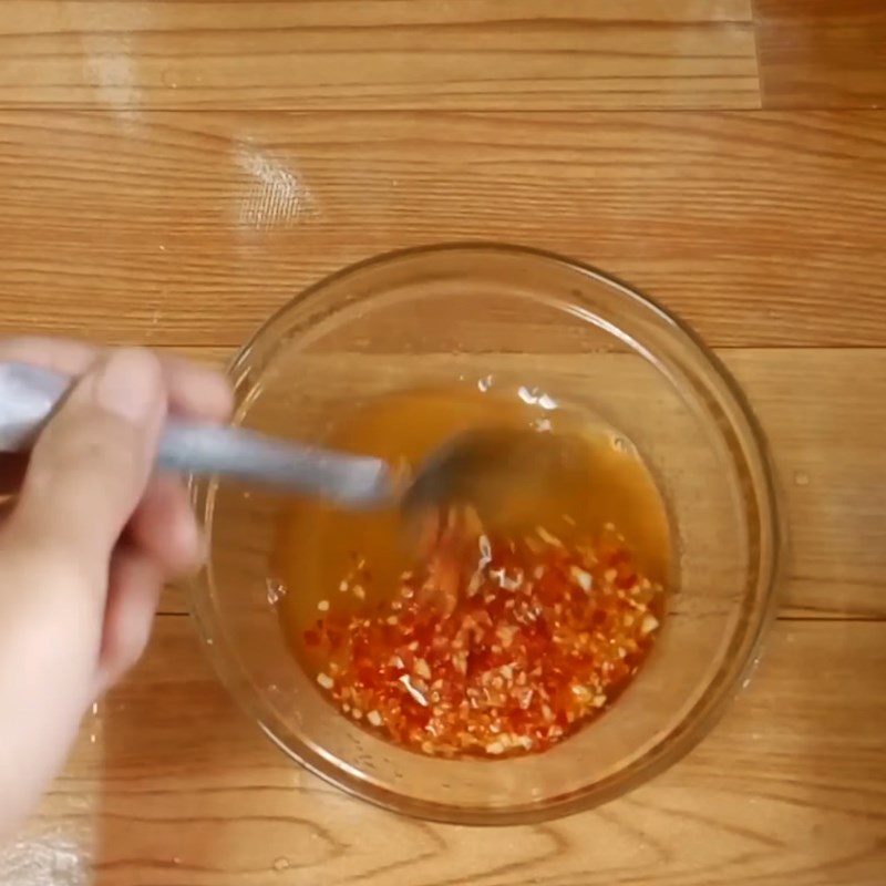 Cách làm Nước mắm trộn gỏi chanh tỏi ớt