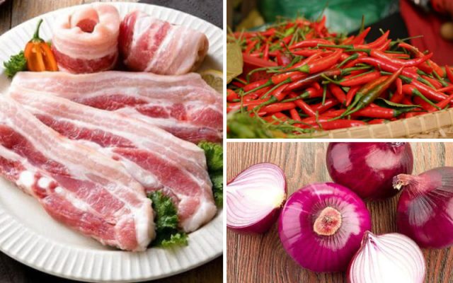 thịt kho với nước mắm ngọc biển