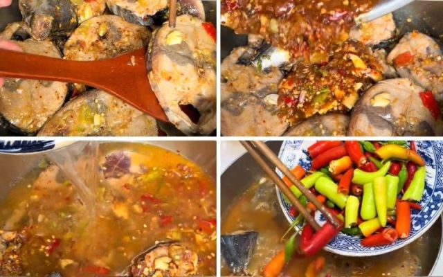 Hướng dẫn làm bún cá ngừ kho cay với nước mắm ngọc biển chuẩn vị miền Trung
