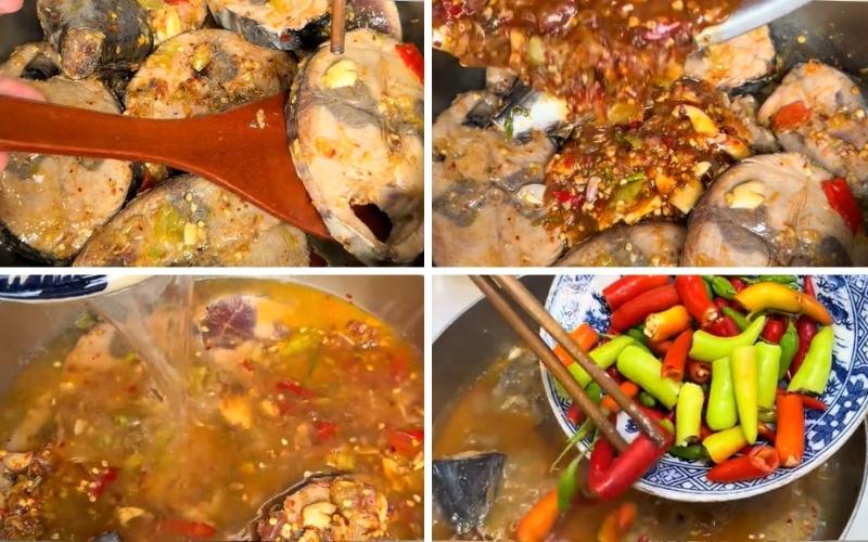 Hướng dẫn làm bún cá ngừ kho cay với nước mắm ngọc biển chuẩn vị miền Trung