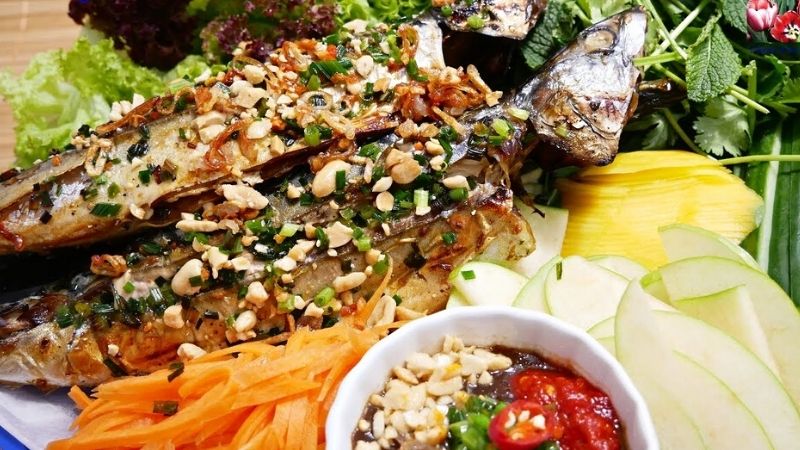 Cá nục nướng giấy bạc Cá nục nướng giấy bạc